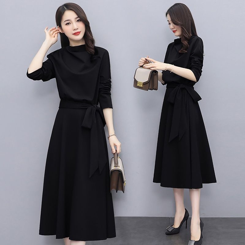 Fashion Casual Thin Long Sleeve Dress